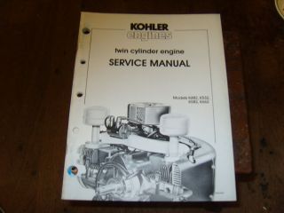 Kohler K482   K532   K582   K662 Workshop Manual