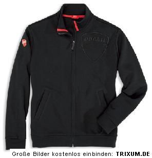 DUCATI COMPANY ´12 Sweatjacke Pullover mit Zipper Sweatshirt schwarz