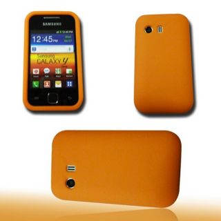 Samsung GT S5360 Galaxy Y orange Handy Silikon Hülle