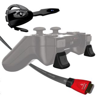 Gioteck Set BT Bluetooth Headset EX 01 + HDMI Kabel + Triggers für