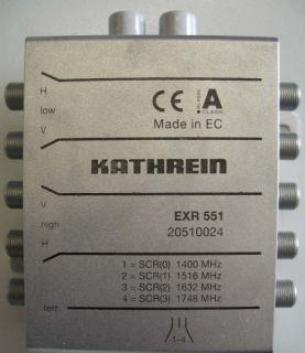Kathrein EXR 551 Einkabel Umschaltmatrix