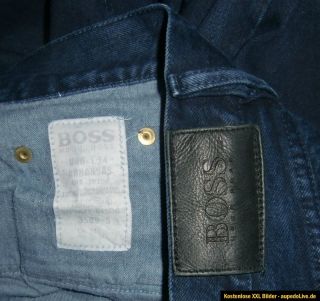 HUGO BOSS Jeans Hose Black Label Blau Navy Arkansas W40 L34 *TOP*WOW