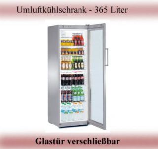 Liebherr Umluft Glastür Kühlschrank FKvsl 4112   365 Liter