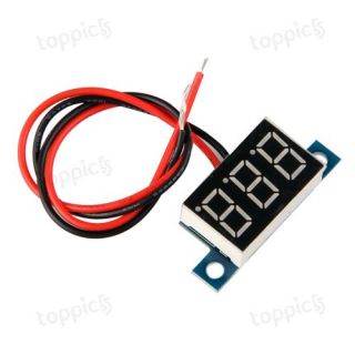 Mini Digital Panel Meter Voltmeter Spannungsanzeige LED 3.3 30V Gelb