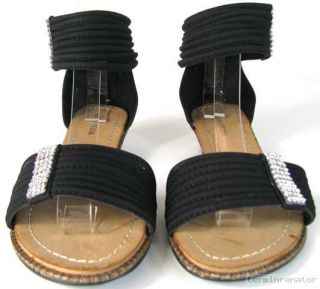 Damen Keilsandalen Sandalen Sandaletten Riemchen Schuhe
