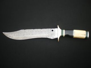 Damast messer Jagdmesser Damaststahl Damascus Steel Hunting Knife 1115