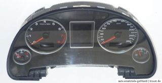Audi A4 8E B7 Benziner Tacho km/h Kombiinstrument 8E0920931E RB4