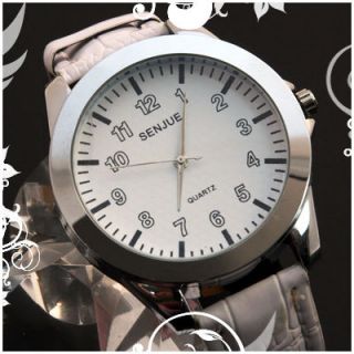 Original Senjue Militär Herren Armbanduhr Uhr Weiss NEU