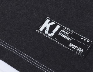 KAM Jeans Polo Shirt Lagenlook Herren Schwarz Übergrößen KBS572