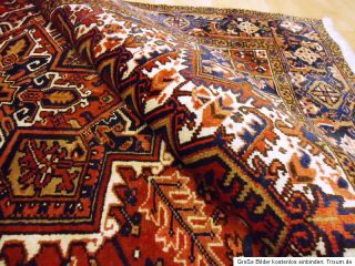 50 Jahre Antiker alter Heriz TOP TEPPICH Old Rug TURKMEN Carpet