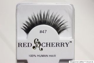 falsche unechte künstliche Echthaar   Wimpern Red Cherry #47 aus