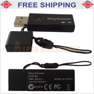 M2 Memory Card Reader Usb Stick Sony Ericsson CCR 60 UK