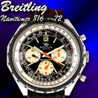 BREITLING Uhr Navitimer 816 72 mit Spitzenuhrwerk Valjoux 72 4 aus
