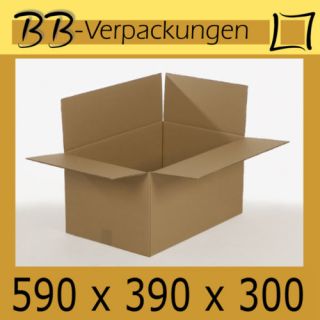 30 Versand Schachteln Kisten Kartons 590 x 390 x 300