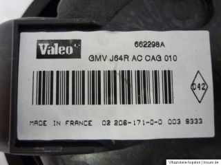 Gebläsemotor Heizungsmotor Valeo Renault Scenic Bj99 03 662298A