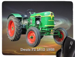 Mauspad mit Motiv: Traktor, Schlepper Deutz F2 L612
