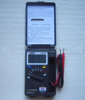Mini VICTOR VC921 3 3/4 DMM Multimeter Pocket Digital Multimeter