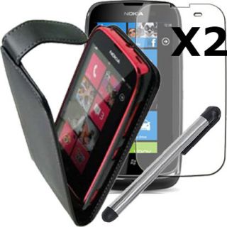 Tasche Case Etui Hülle Handytasche Stylus Für Nokia Lumia 610