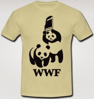 WWF Wrestling Panda T Shirt S M L XL XXL NEU