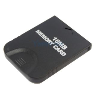 New 16MB Memory Card for Nintendo Gamecube GC 16M 16 MB Black