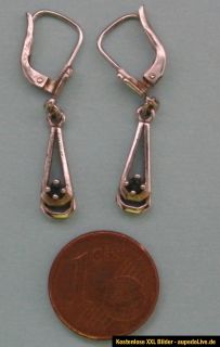 Ohrringe,Ohrhänger in 925 Sterling Silber mit Stein,Saphir?
