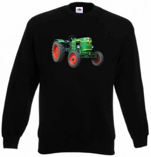 Pullover Sweatshirt mit Motiv Traktor Deutz F2 L612 6N