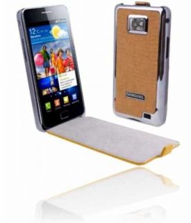 Design Leder Flip Handytasche für Samsung Galaxy S2 i9100 Handyetui