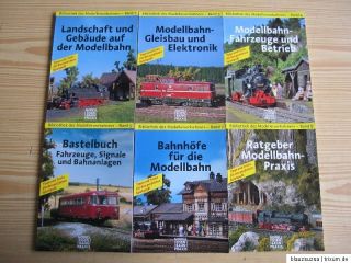 Bücher Modellbahn Praxis Modelleisenbahn Bibliothek  Band 2, 3, 4