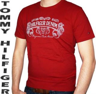 Tommy Hilfiger T Shirt NEW YORK DENIM Pullover ROT XL
