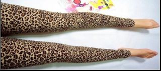 Leopard Animal Print Celebrity Style Stretchy Skinny Slim Leggings