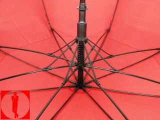 All fiber glass double pull oversized golf umbrella bone Close