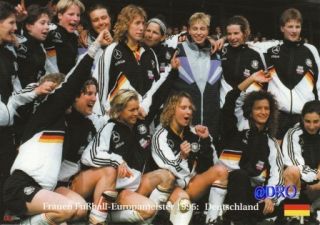 Frauen Fußball EM 1995 + DEUTSCHLAND + BigCard #634 +