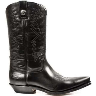 New Rock Westernstiefel Cowboystiefel Stiefel Boots schwarz