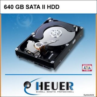 640 GB 3,5 Marken Festplatte SATA II 7200 rpm 32 MB Cache