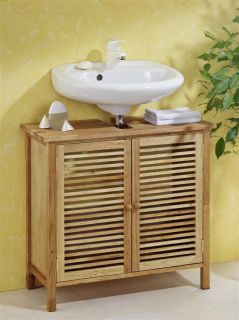 Waschbeckenunterschrank, Badezimmerschrank oder Sauna, aus Walnussholz