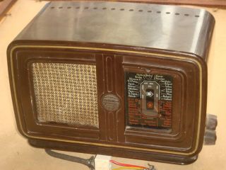 alter Radio Roehrenradio Hornyphon Bakelit 637L K alte Roehren