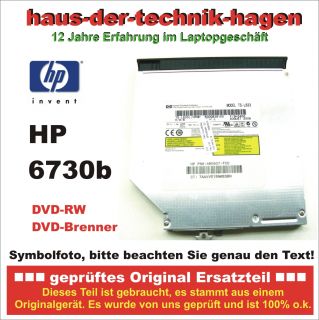 XY 058 / HP 6730b DVD RW DVD Brenner SPS 500346 001 Modell TS L633