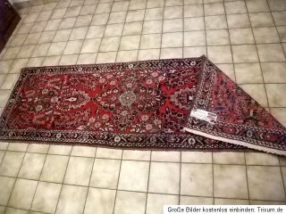 259x82cm Dardajazin Ghom Handgeknüpft Perser Orientteppich Teppiche