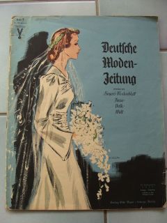 Deutsche Moden Zeitung, Heft 5 von 1937 mit Schnittmusterbogen