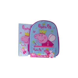 Peppa Pig Back Pack Stationary Lunchbox Bottle Art Set!