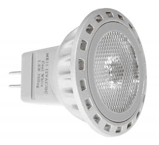 10x LED SMD Spot Leuchte GU4 / MR11 massiv Aluminium 35° / 120° warm
