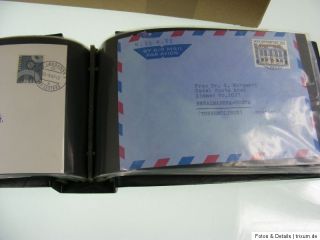 Karton voll mit BELEGEN / AK / ETBs etc / Briefmarken / Sammlung