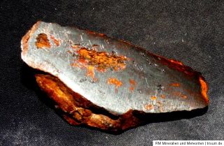 Sehr schöner Meteorit Nantan aus China, Heilstein, 52x23x22mm 39g