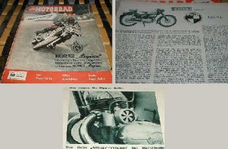 Zeitschrift Das Motorrad, Heft 19 von 1953, S. 645   696, bebildert