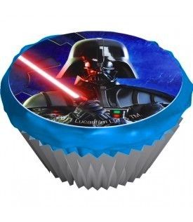 Muffinaufleger Star Wars Darth Vader 12 Stück Neuheit Durchmesser 5