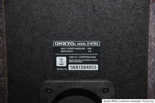 ONKYO D N7BX Lautsprecher mit 13cm A OMF Tieftönerchassis / Monocoque