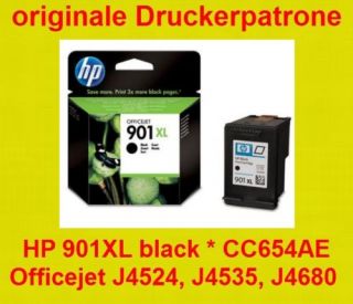 Patrone HP 901XL black Officejet J4524 J4535 J4580 J4626 * CC654AE NEU