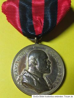 Orden Militär Medaille König Karl Württemberg 3cm 25J