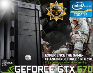 Intel I5 3570 K @ 4x4.500 Mhz Nvidia Geforce GTX 670 2048 MB Gaming OC