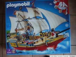 PLAYMOBIL 4290 Großes Piraten Tarnschiff TOP